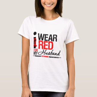 Slå medvetenheten som jag ha på sig det röda tee shirt