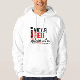 Slå medvetenheten som jag ha på sig röd hoodie