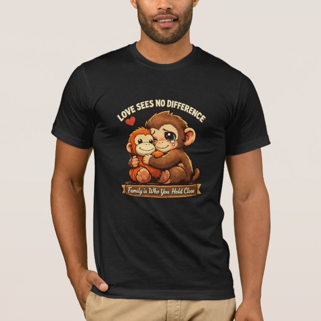 Slå monkey T-shirt (Framsida)