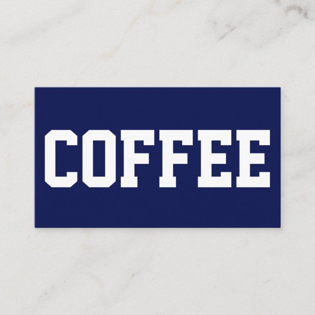 Slå nummer för stor text på vit Dubbla Lojalitetskort (Framsida)