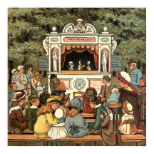 Slå och Judy Puppet Show"