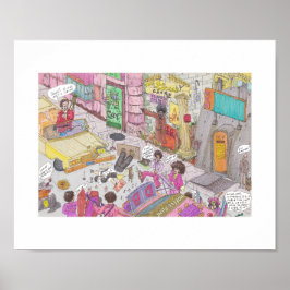 Slå och Springa-diskotrala Poster