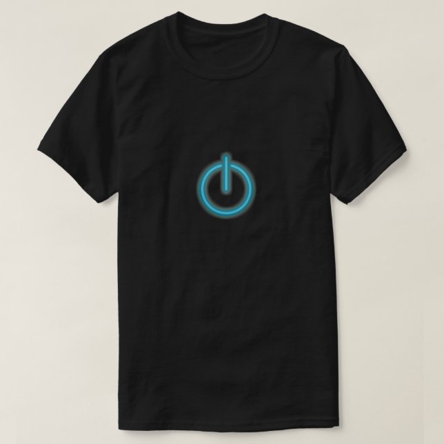 Slå på strömmen t shirt (Design framsida)