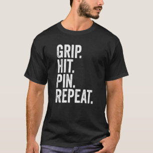 Slå Pin Repeat Arm Villing 1 i arm T Shirt