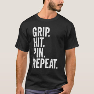 Slå Pin Repeat Arm Villing 1 i arm T Shirt