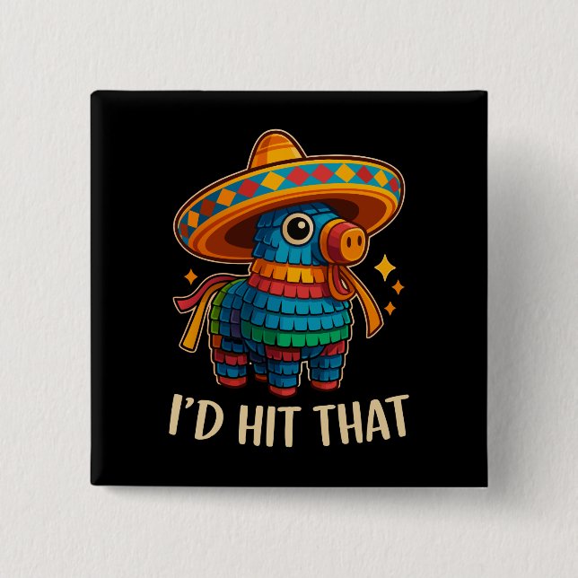 Slå Pinata Cinco De Mayo Knapp (Framsida)