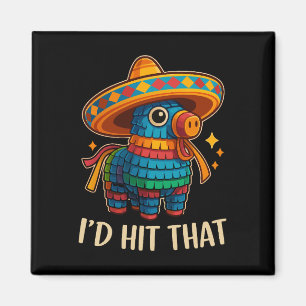 Slå Pinata Cinco De Mayo Magnet