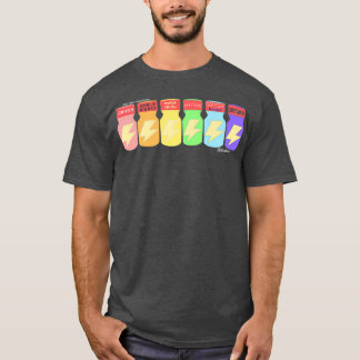 Slå Rainbow Poppers Modern T Shirt