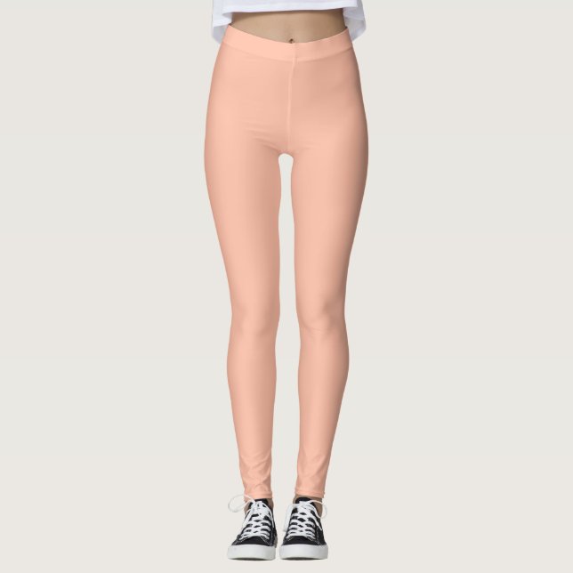 Slå Rosa Ballet Gym Dance Leggings (Framsida)