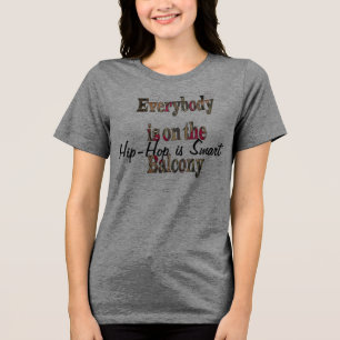 Slå skutt är smart Alla på Balcony TShirt Tröja