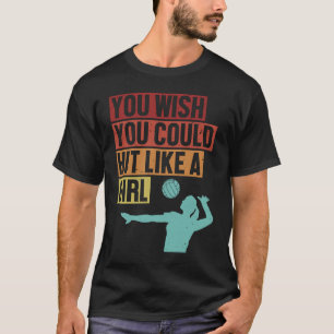 Slå som en tränare från en flickspelartränare t shirt