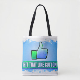 Slå som like-knapp tygkasse