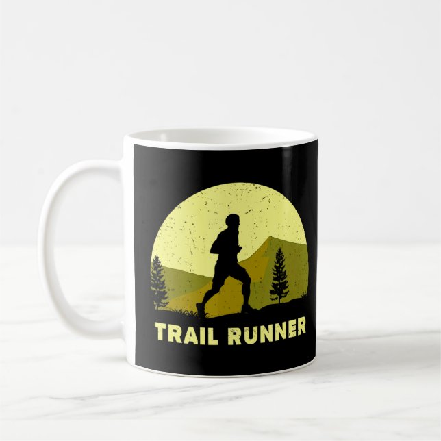 Slå spårningen Springa Ultra Trail som körs Kaffemugg (Vänster)