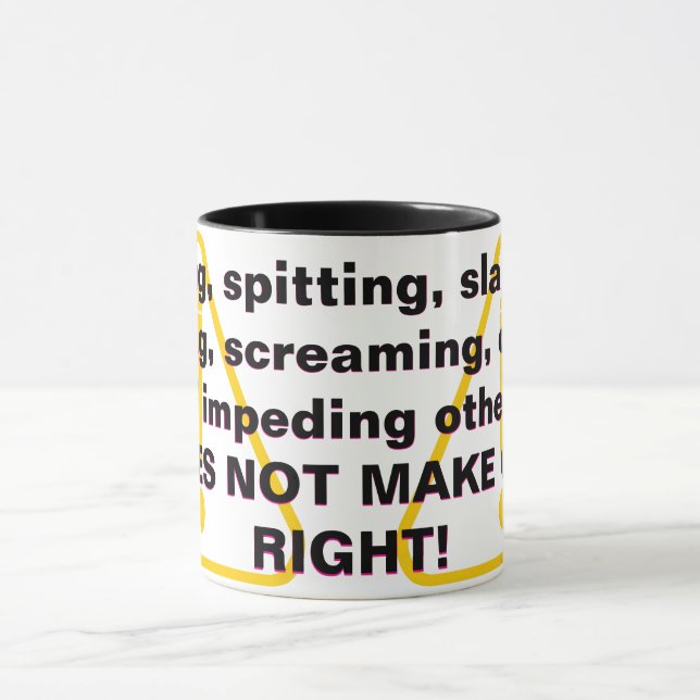 Slå, spotta, slå, skrika, skrika... mugg (Center)