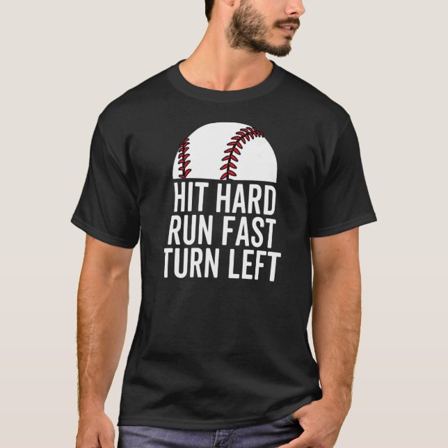 Slå Springa Fast Turn Lämna Baskbollspelare Pitche T Shirt (Framsida)