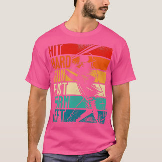 Slå, stressad Vintage, snabb, Springa, Lämnat Gif T Shirt