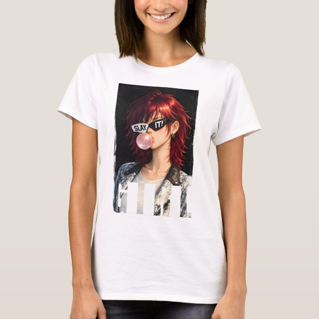 SLÅ TILL! – Bubble-gum Rebel Collection T Shirt (Framsida)