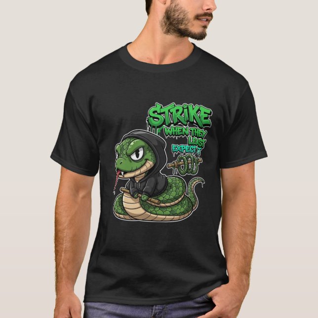 Slå till när de minst anar det t shirt (Framsida)