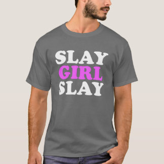 Slå Tjej Slå Motivation Kvinnor Slå Tjej Slå vi T Shirt