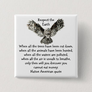 Slå ugglarespekt jordindianen knapp