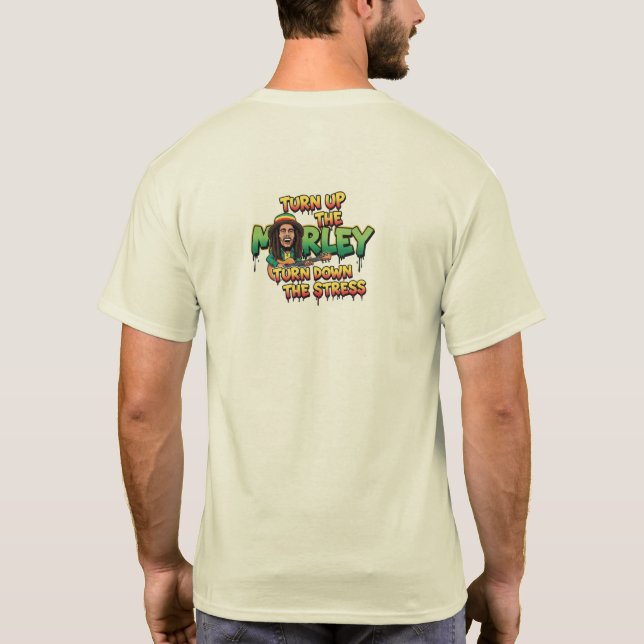 Slå upp Marley Turn down the Stressa Reggae T Shirt (Baksida)