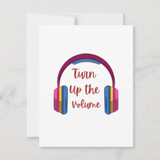 Slå upp volymen på en julkort