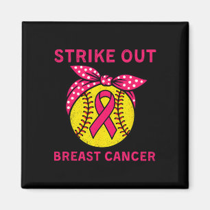 Slå Ut Bröstcancermedvetande Softll Coquette Magnet