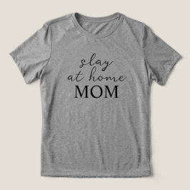 Slå Ut Hemma Mamma Grå T-Shirt
