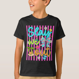 Slå Ut Lärare Elev Båge Sommar Sista Skoldagen T Shirt