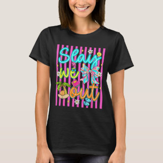 Slå Ut Lärare Elev Båge Sommar Sista Skoldagen T Shirt
