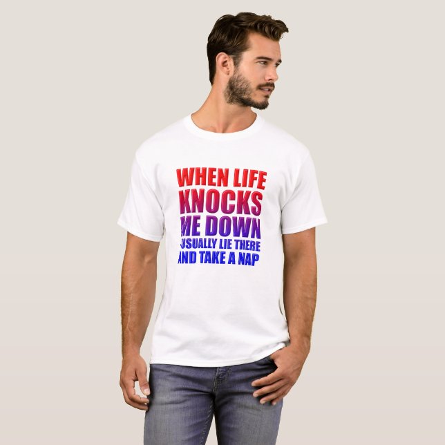 Slå Ut Lurvig T-Shirt (Hel framsida)