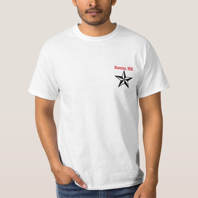 Slå ut MX-stjärnan T-shirt (Framsida)