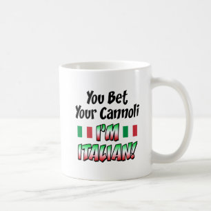 Slå vad din Cannoli mig förmiddagitalienare Kaffemugg