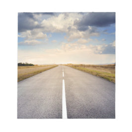 Slå vägen anteckningsblock