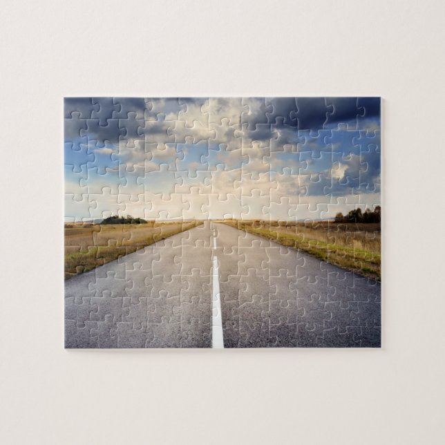 Slå vägen pussel (Horisontell)
