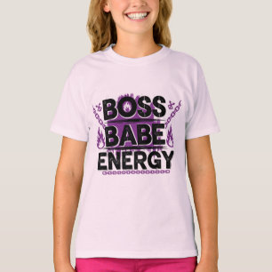 Slå varje dag – Boss Babe Energiskärm T Shirt