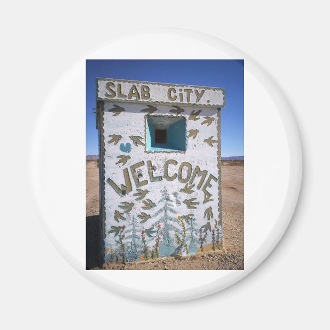 SLab City Welcome Magnet (Framsidan)