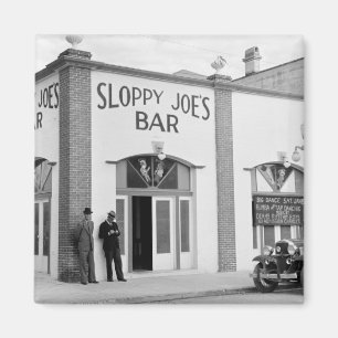 Slabbig typ pub, Key West, 30-tal Magnet