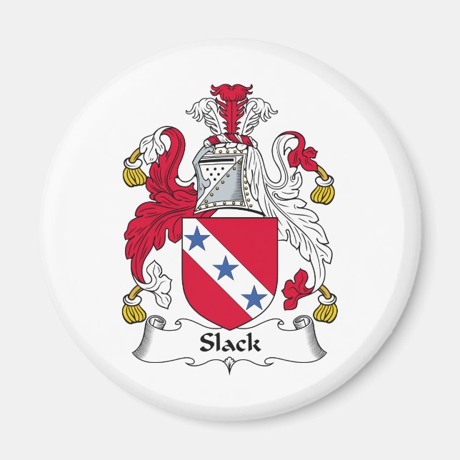 Slack Family Crest Magnet (Framsidan)