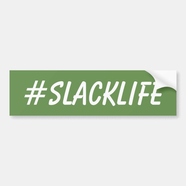 #SLACKLIFEbildekal Bildekal (Framsidan)
