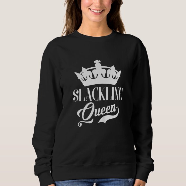 Slackline Queen Slack Line T Shirt (Framsida)