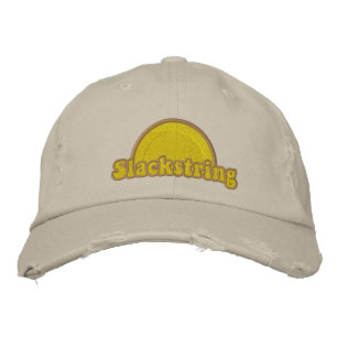 Slackstring Distress Boll Cap Broderad Keps