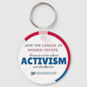 Slactivism för LWVAH-aktivism inte keychairn Nyckelring