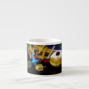 SladdrigJoe Hanukkah symbolisk stilleben högtid e Espressomugg