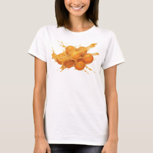 Slående apelsin Abstrakt apelsiner Anpassad skjort T Shirt
