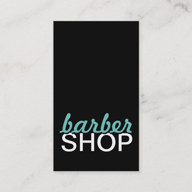 slående barbershop-kort lojalitetskort (Framsida)