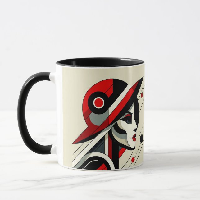 Slående bildkonst #1 mugg (Vänster)