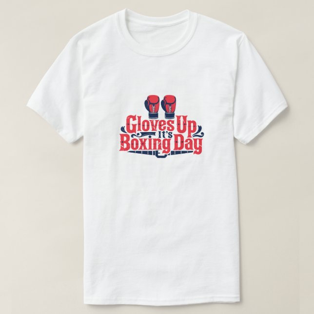 Slående Boxing Day-rea typografi t-shirt  (Design framsida)