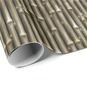 Slående in papper för bambu 1 presentpapper