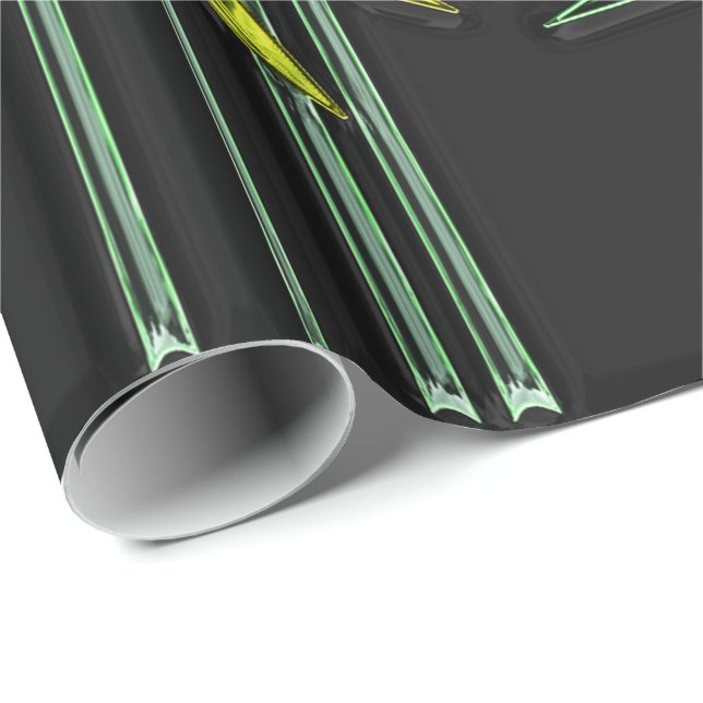 Slående in papper för bambukonst 3 presentpapper (Rullad Hörn)